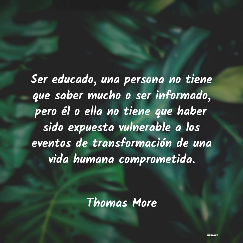 Frases de Thomas More