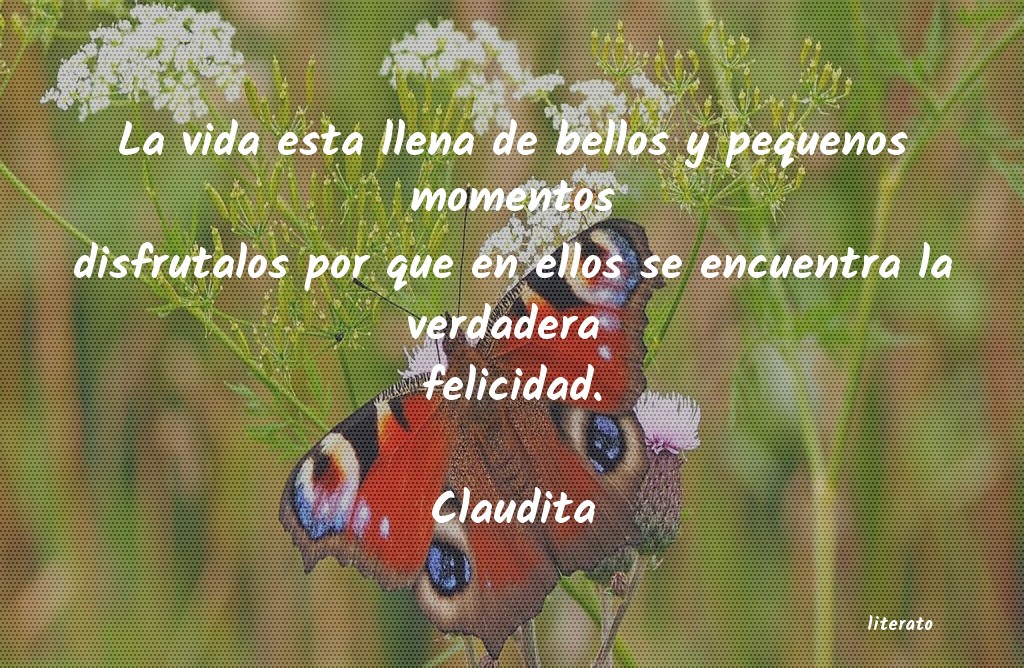 frases de Claudita