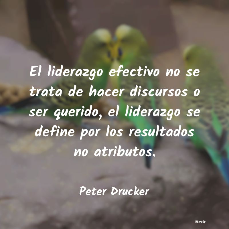 Frases de Peter Drucker