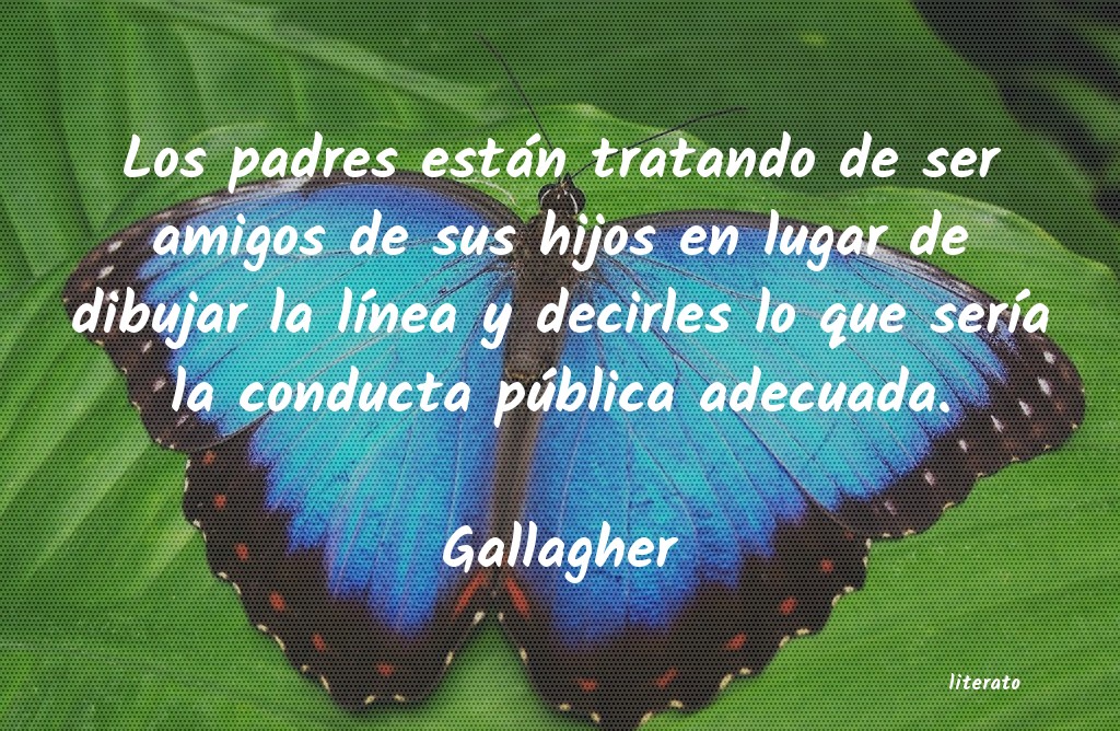 frases de Gallagher