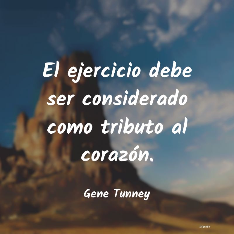 Frases de Gene Tunney