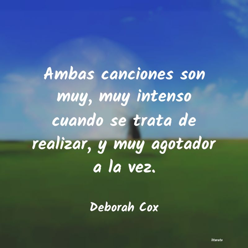 Frases de Deborah Cox