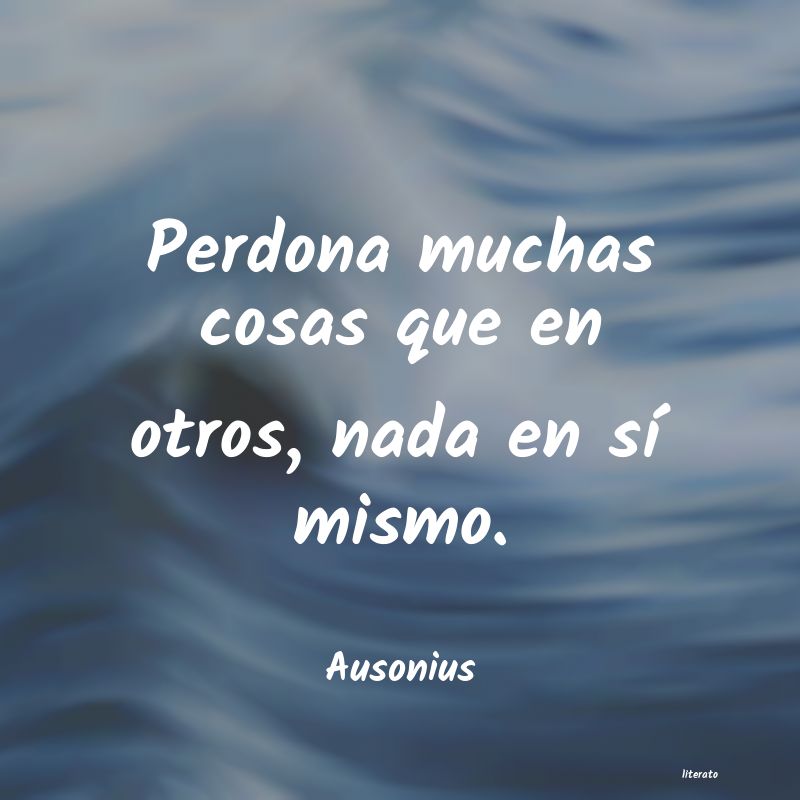 frases de Ausonius