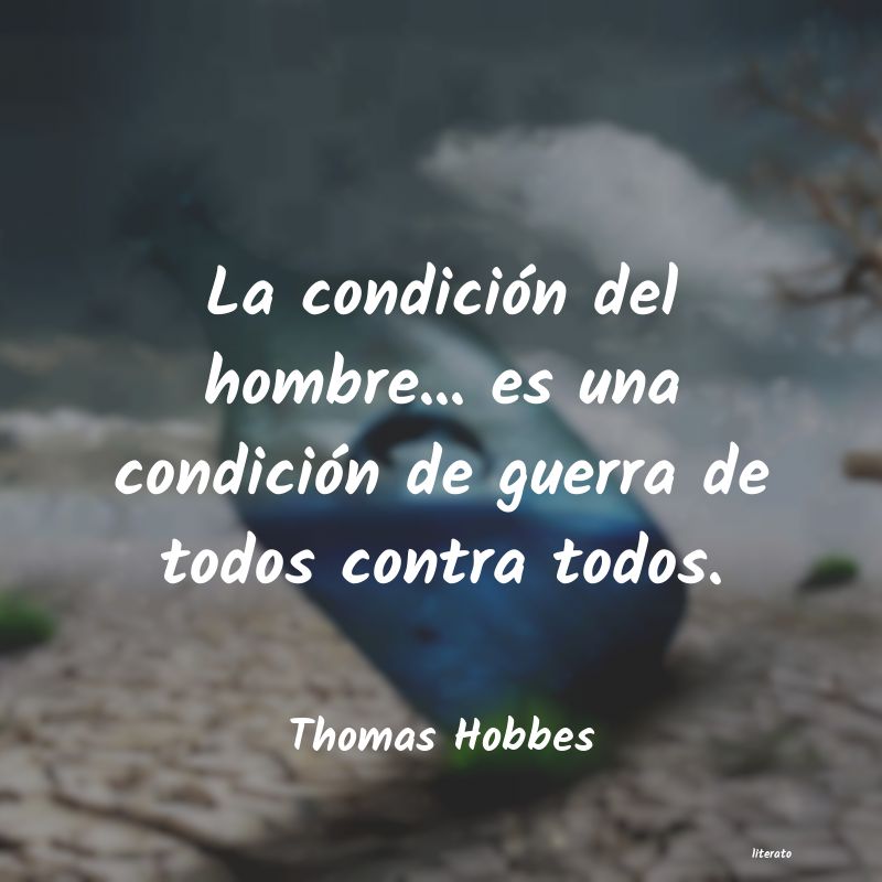frases de Thomas Hobbes