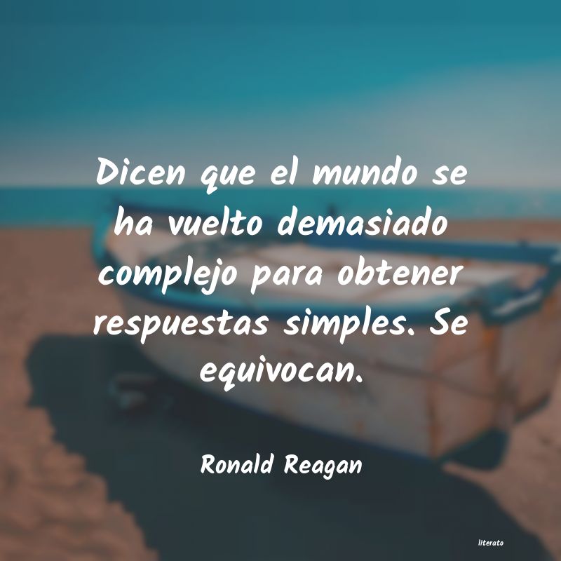 frases de Ronald Reagan