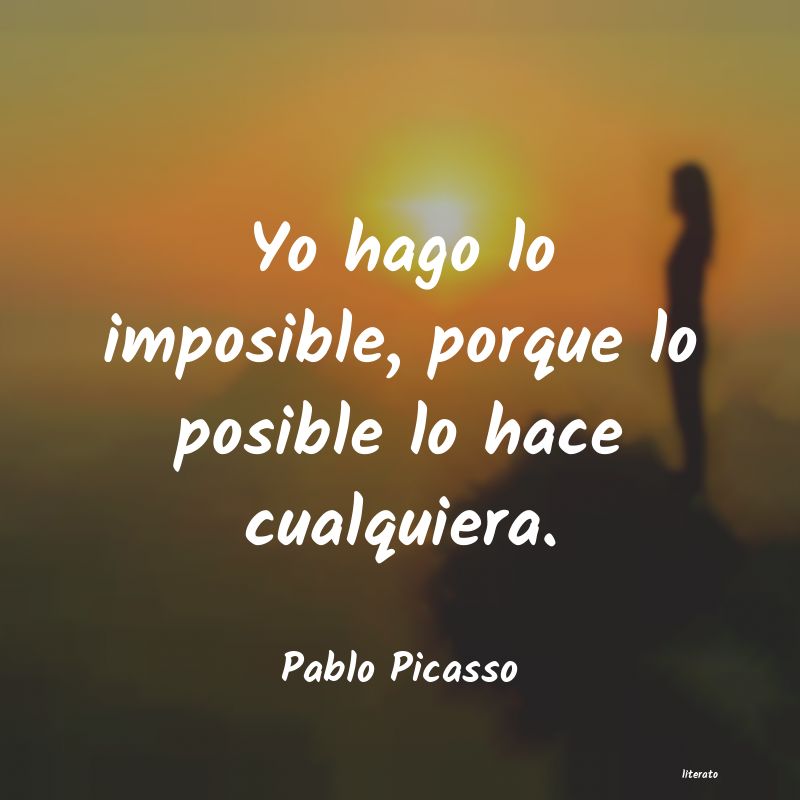 frases de Pablo Picasso