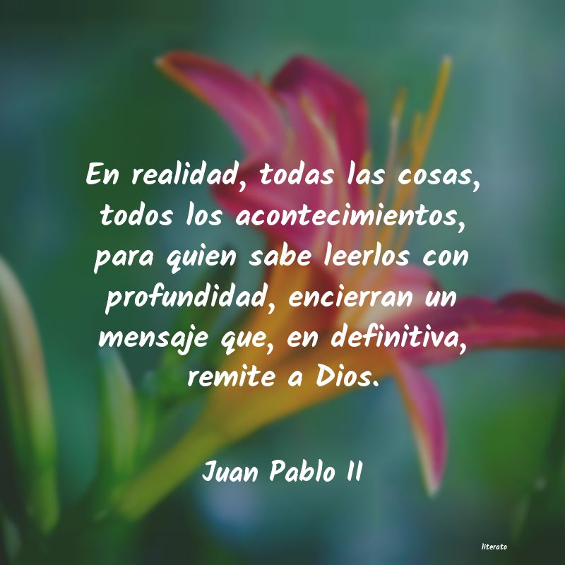 Frases de Juan Pablo II