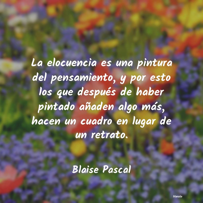 Frases de Blaise Pascal