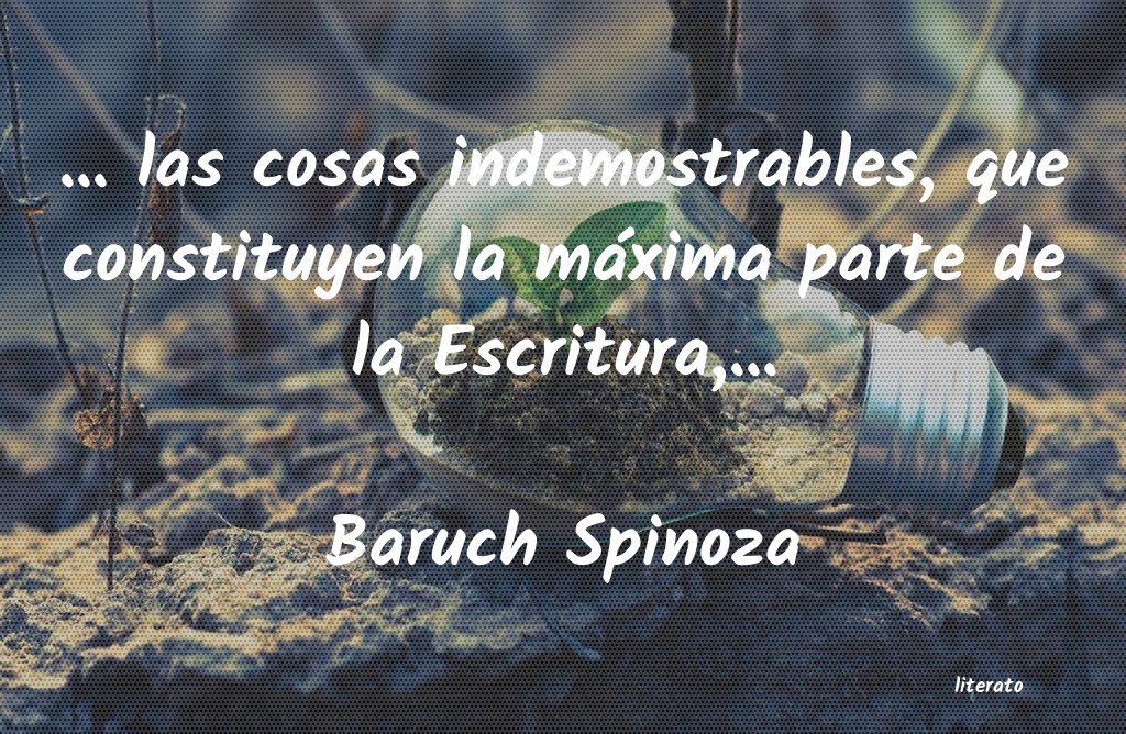 Frases de Baruch Spinoza