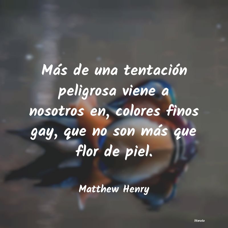 Frases de Matthew Henry