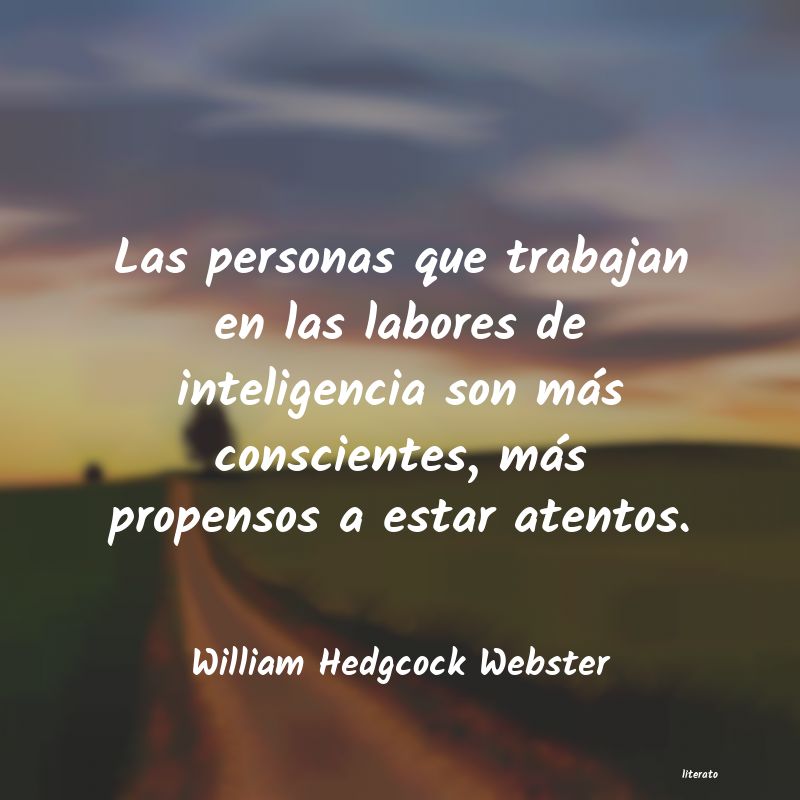 Frases de William Hedgcock Webster