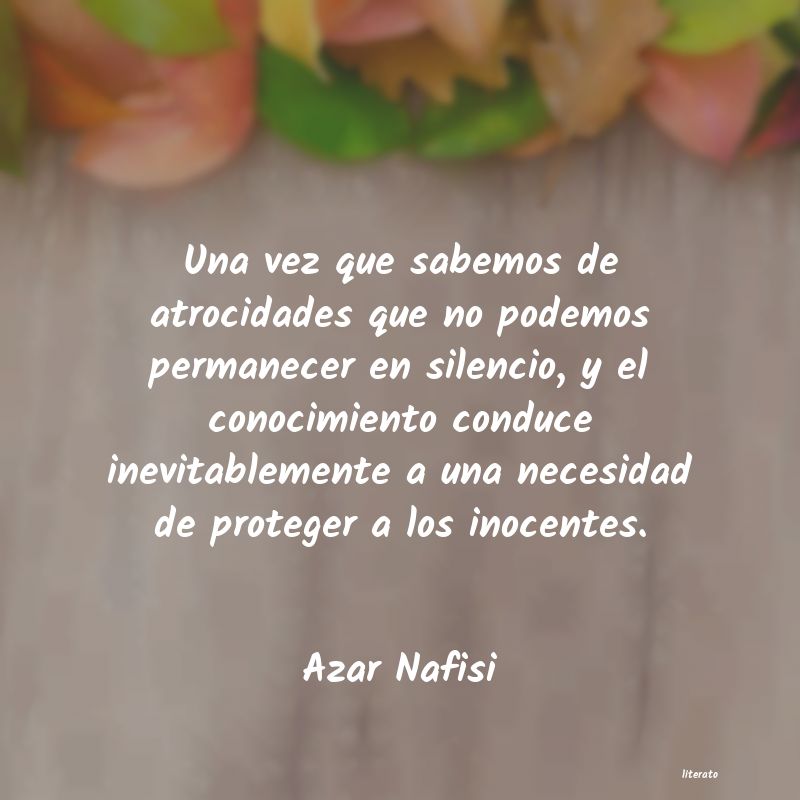 Frases de Azar Nafisi