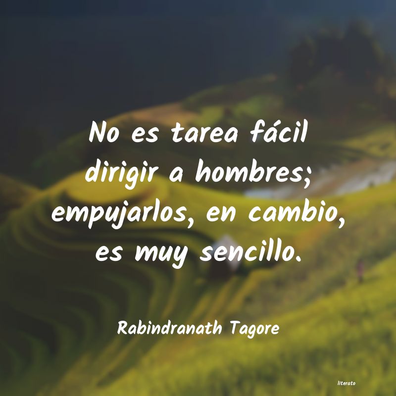 Frases de Rabindranath Tagore