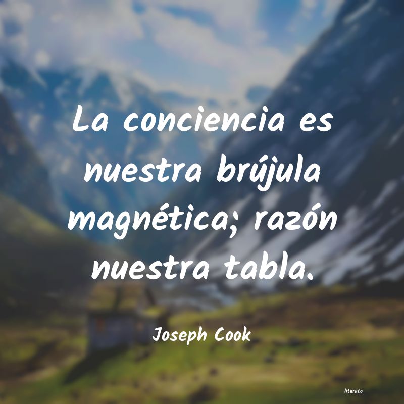 Frases de Joseph Cook