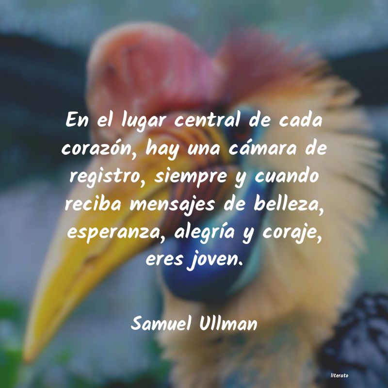Frases de Samuel Ullman