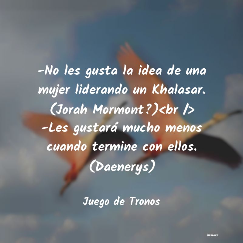 frases de Juego de Tronos