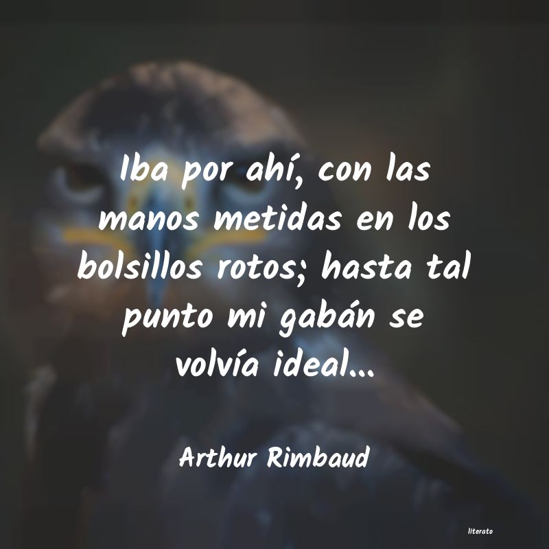 frases de Arthur Rimbaud
