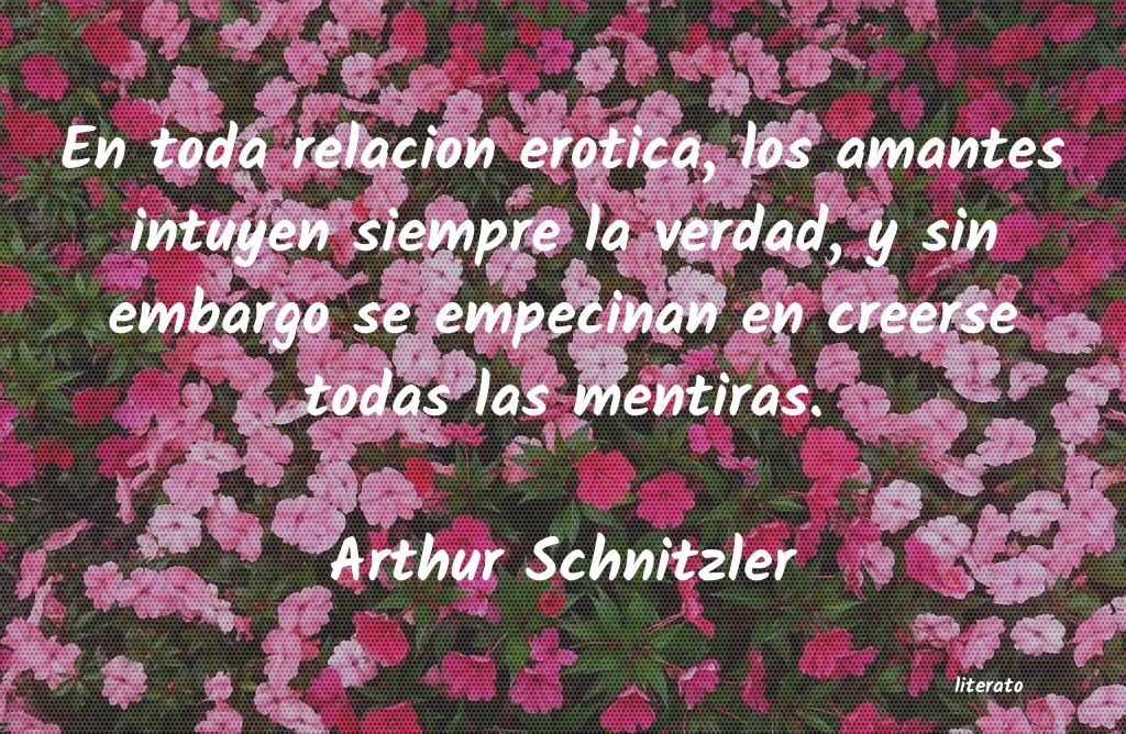 frases de Arthur Schnitzler