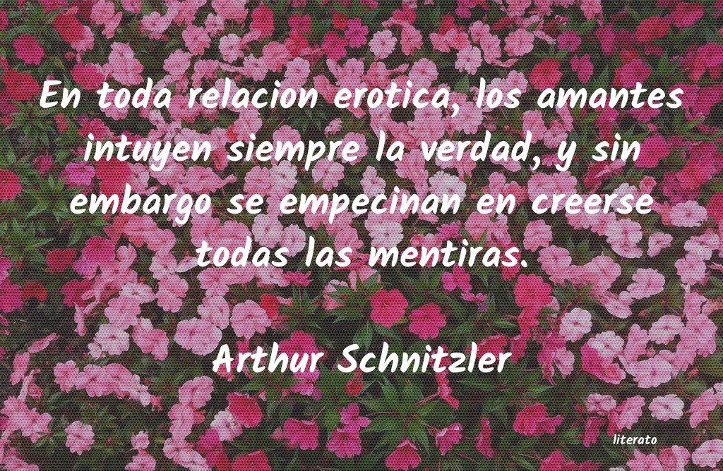 Frases de Arthur Schnitzler