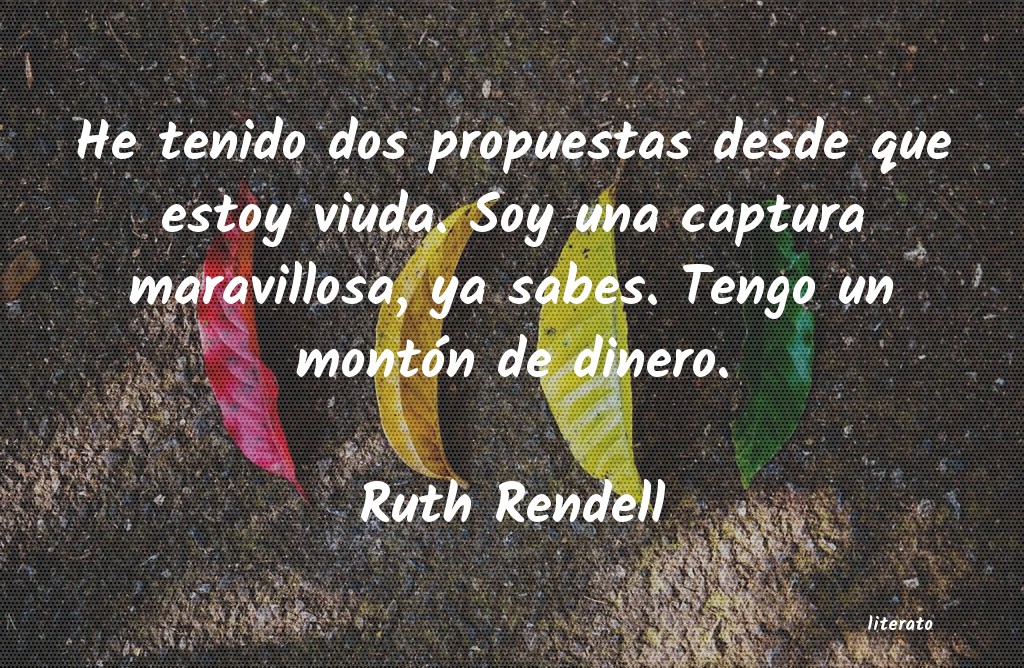 Frases de Ruth Rendell