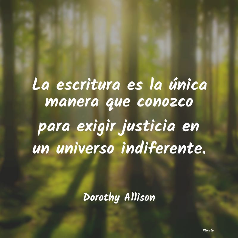 frases de Dorothy Allison
