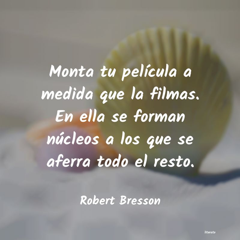 frases de Robert Bresson