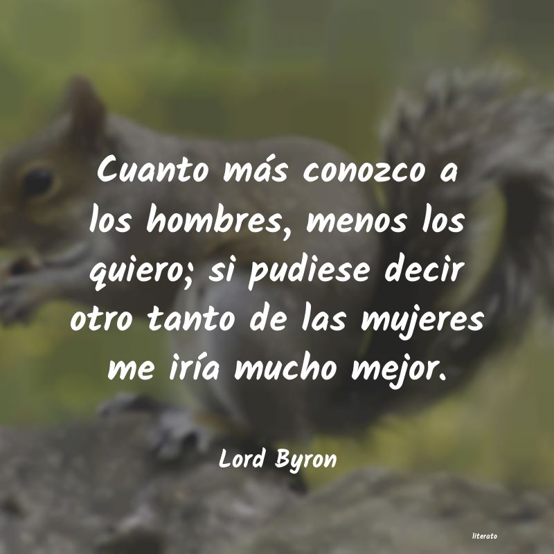 Frases de Lord Byron