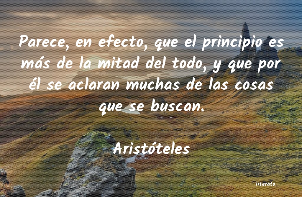 Frases de Aristóteles