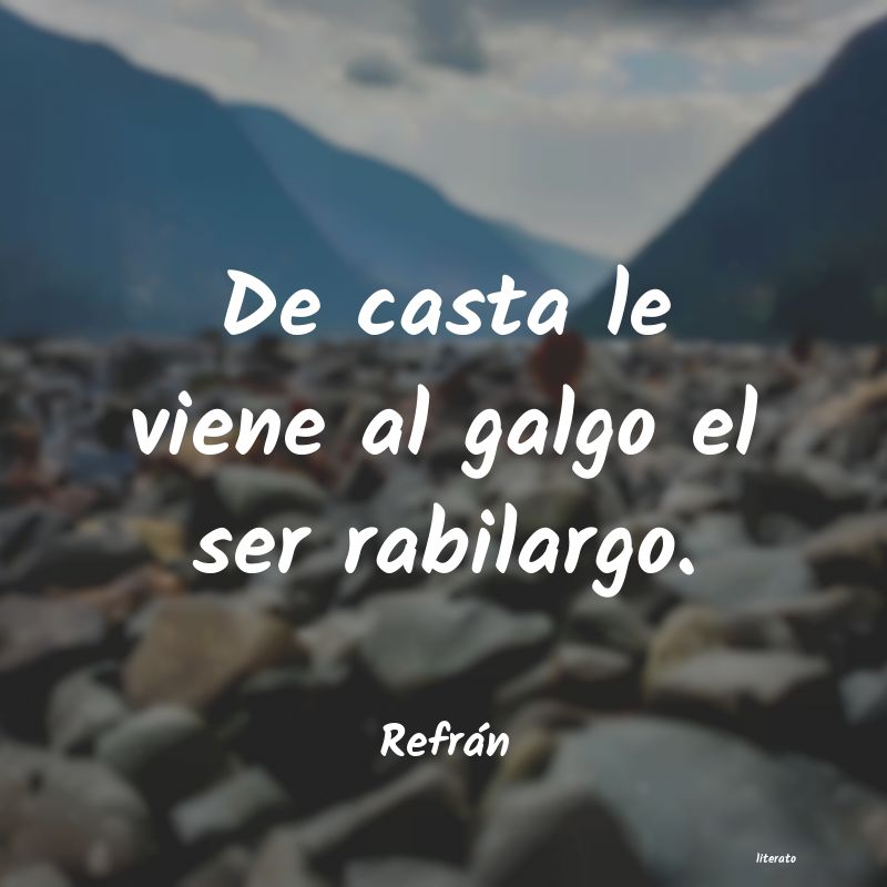 Frases de Refrán