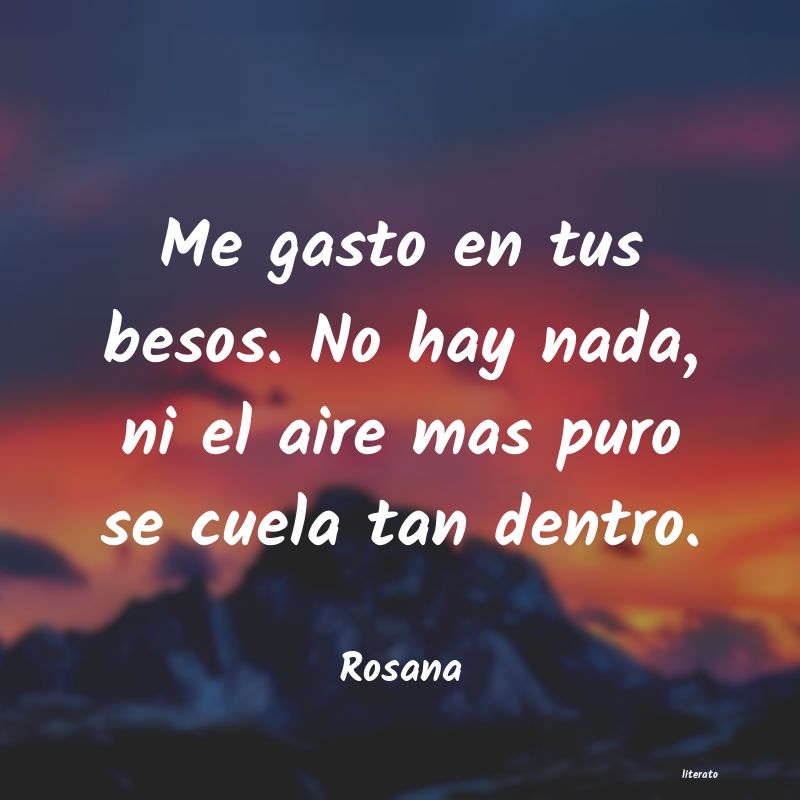frases de Rosana