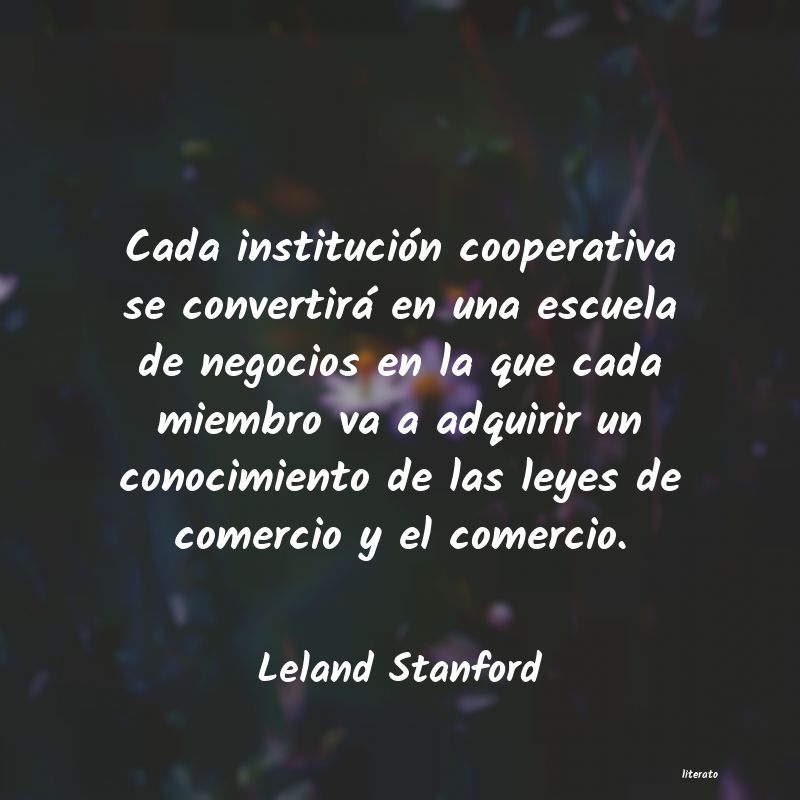 Frases de Leland Stanford