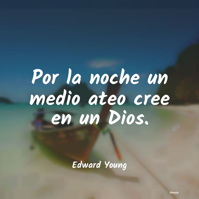 frases de Edward Young