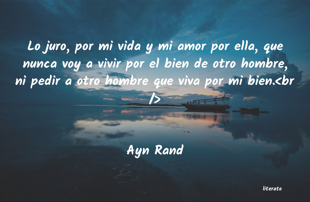 Frases de Ayn Rand