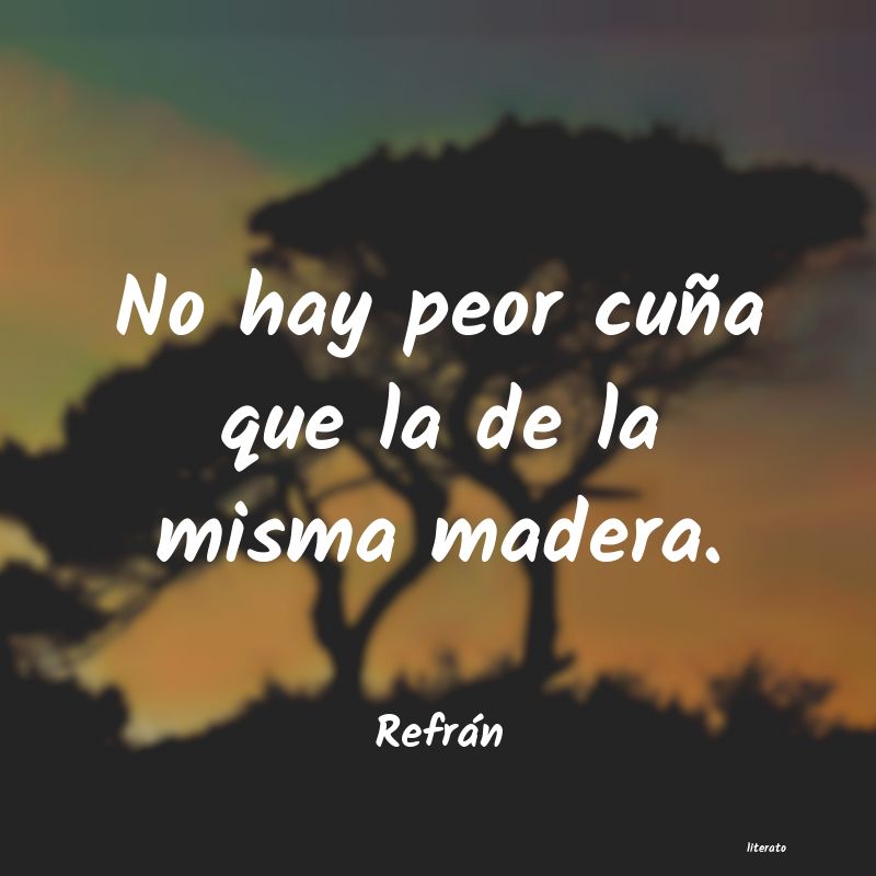 frases de Refrán