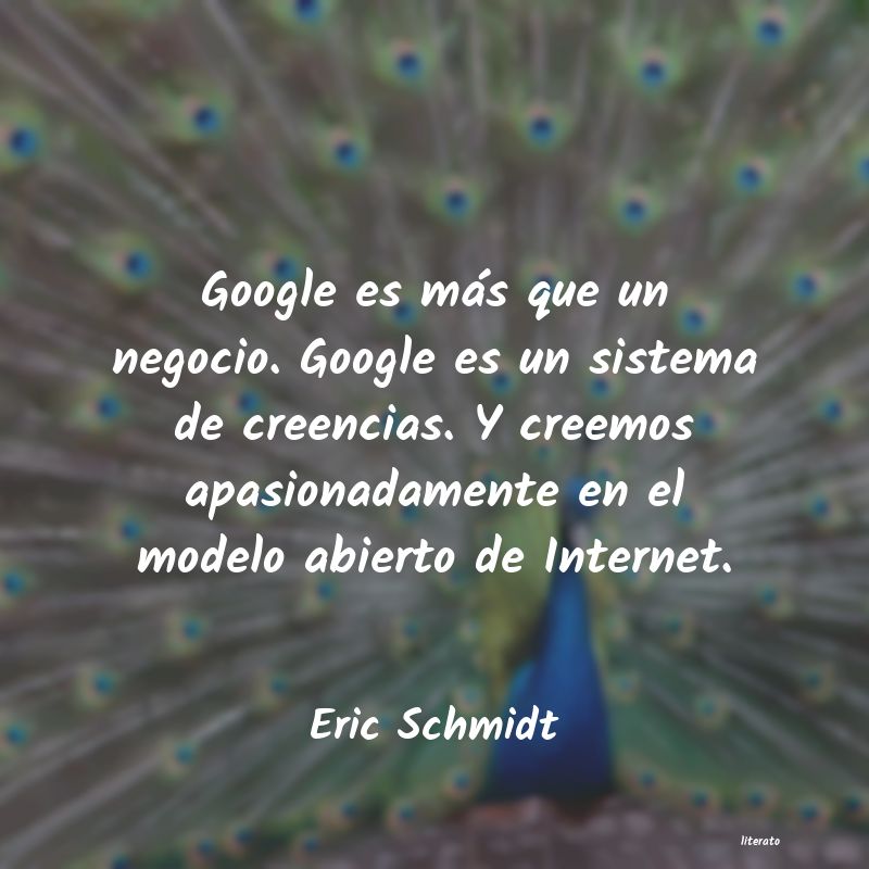 Frases de Eric Schmidt