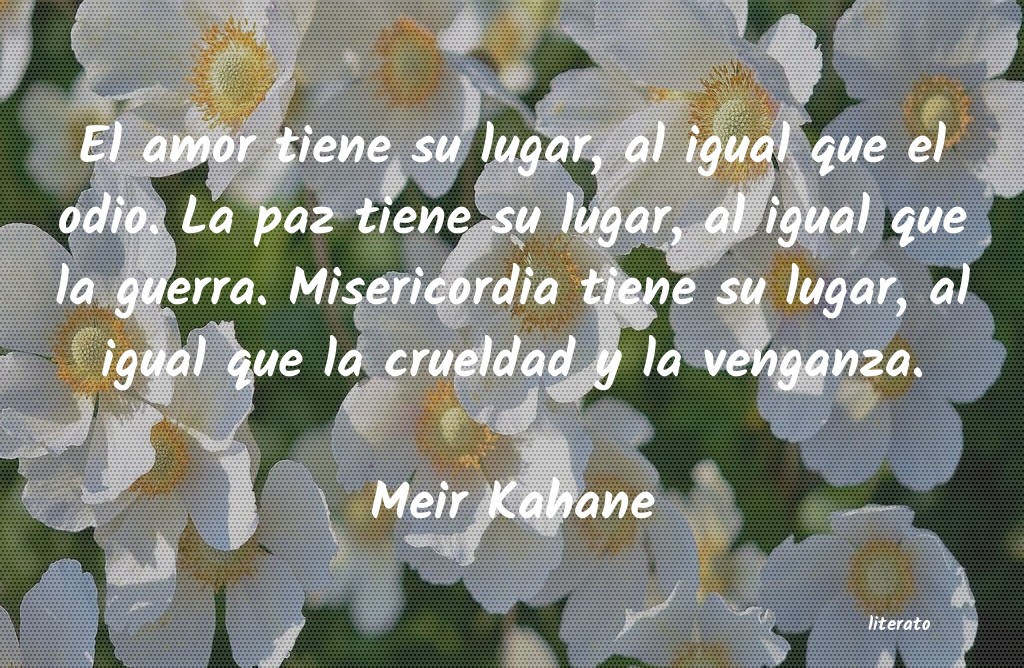 frases de Meir Kahane