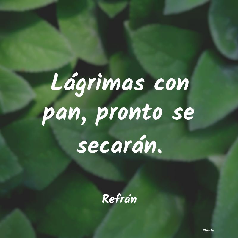 Frases de Refrán