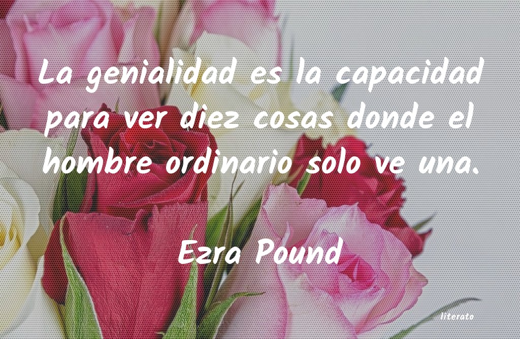 Frases de Ezra Pound