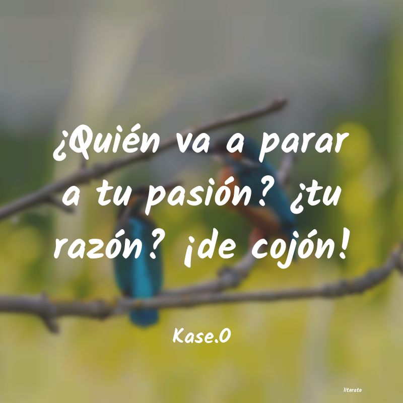 frases de Kase.O