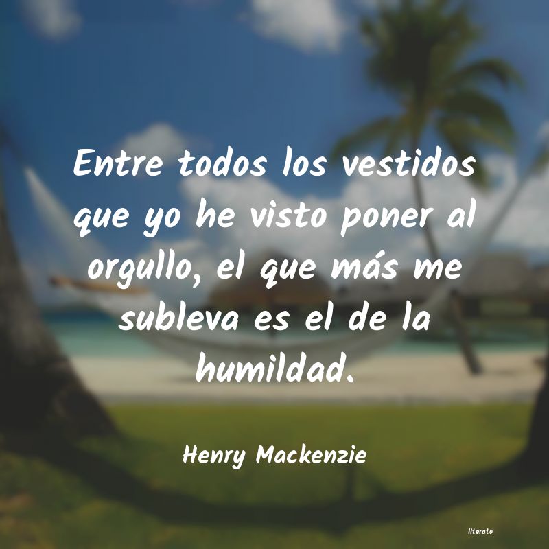 Frases de Henry Mackenzie