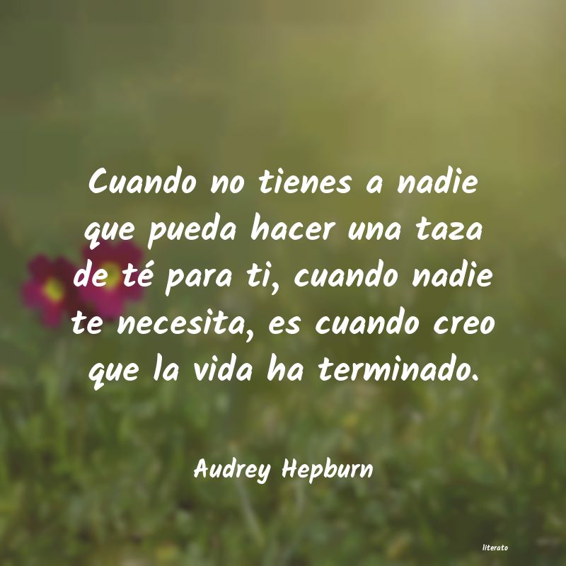 Frases de Audrey Hepburn