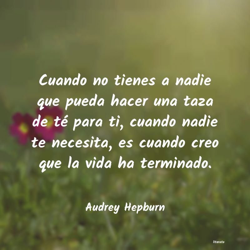 frases de Audrey Hepburn