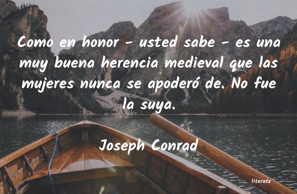 Frases de Joseph Conrad