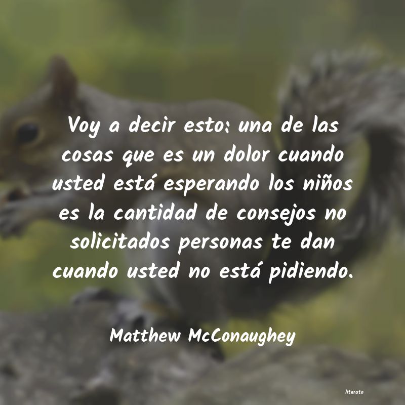 Frases de Matthew McConaughey