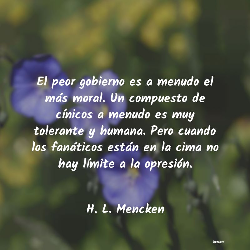 Frases de H. L. Mencken