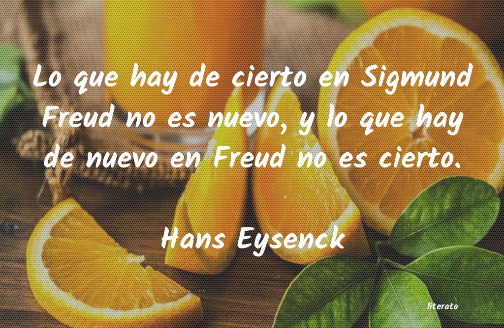 frases de Hans Eysenck