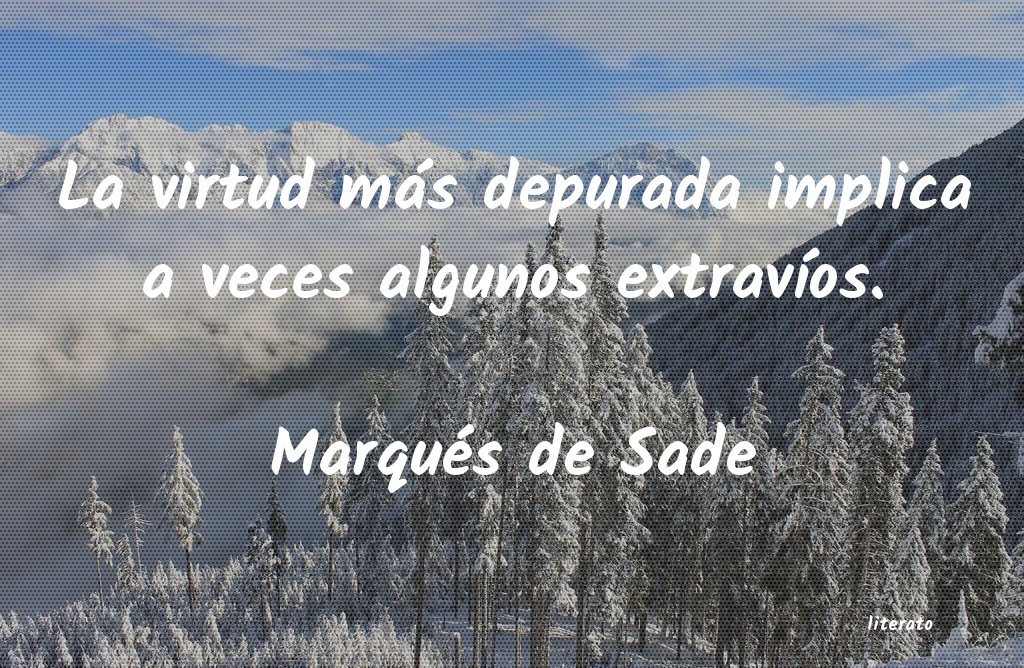 Frases de Marqués de Sade