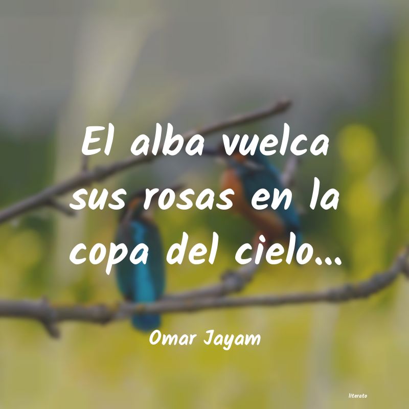 Frases de Omar Jayam