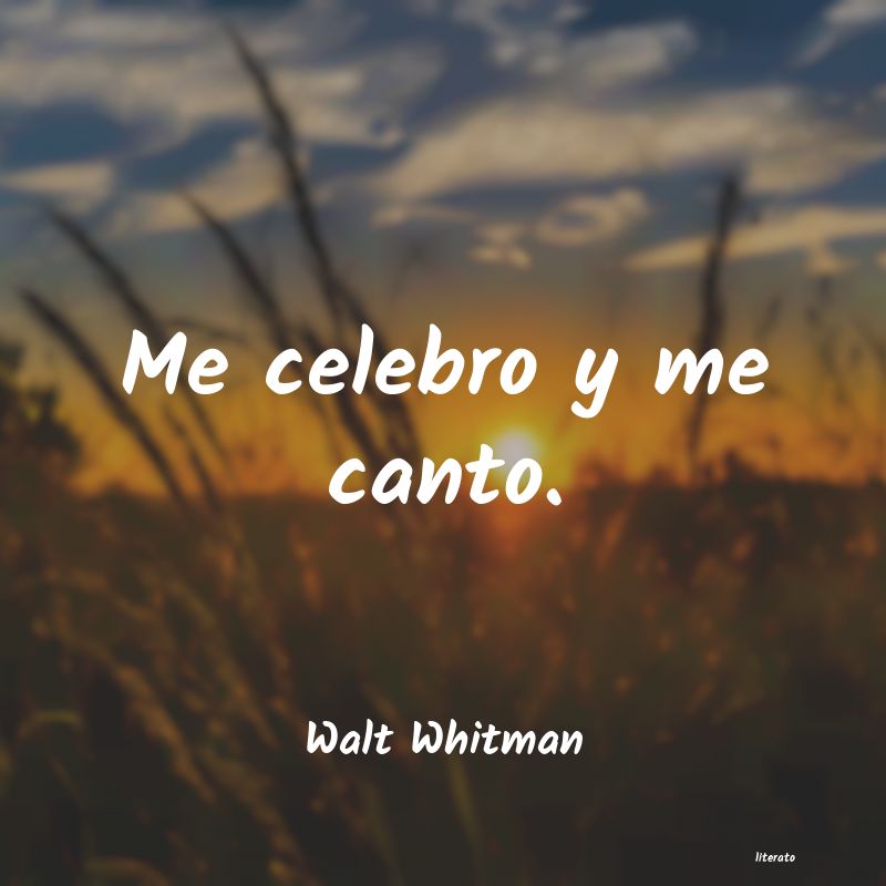 frases de Walt Whitman