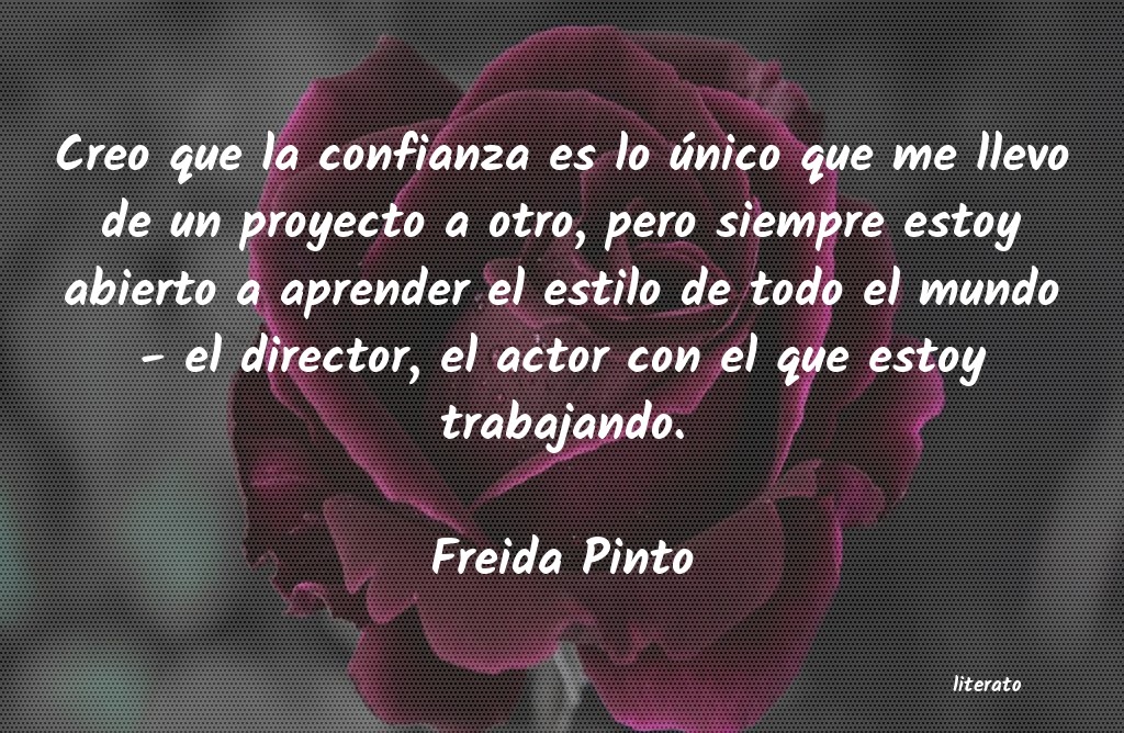 frases de Freida Pinto